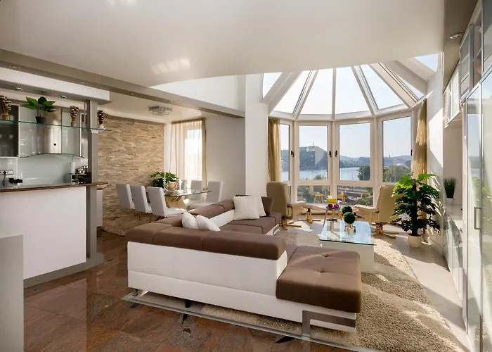 Panorama Dream W 3bdr, Ac, Garage Apartament Budapeszt