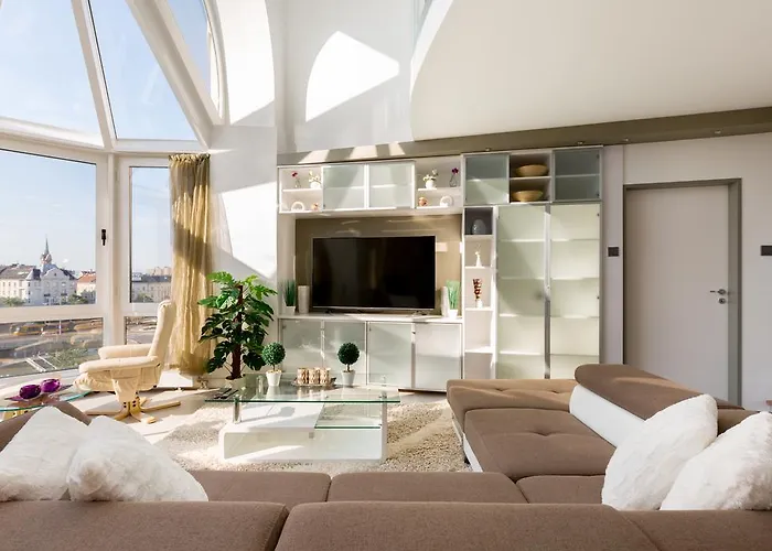 شقة Panorama Dream W 3bdr, Ac, Garage بودابست
